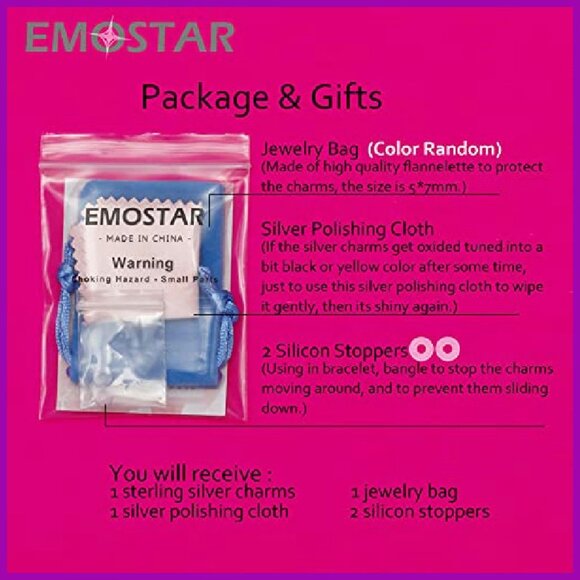 925 Sterling Silver Cross Charm with Cubic Zirconia for Bracelet or Necklace - Picture 7 of 8